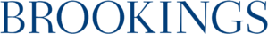 Blue Brookings Institution logo text