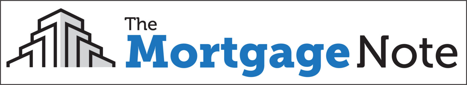 Logo of The Mortgage Note with building icon