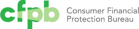 CFPB logo in green text