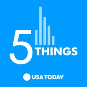USA Today '5 Things' logo with blue background