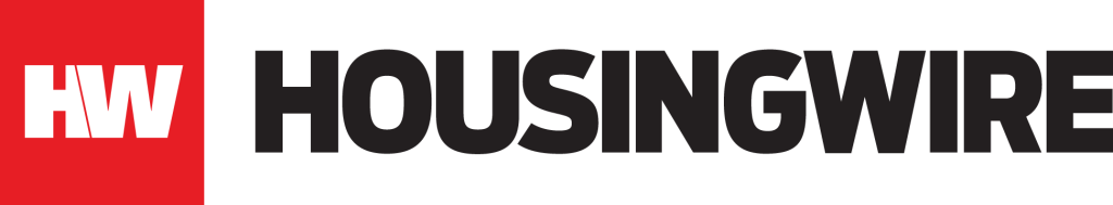 HousingWire logo in red and black
