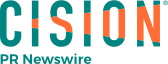 Cision PR Newswire logo in teal and orange