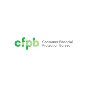 CFPB logo with green text on white background