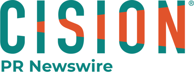 Cision PR Newswire logo in orange and teal