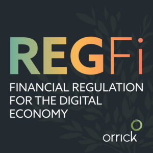 REGFi logo with tagline on digital economy regulation