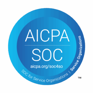 AICPA SOC blue logo for Service Organizations