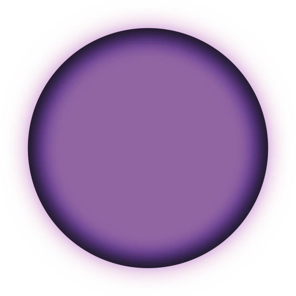 Round purple and pink glowing abstract circle